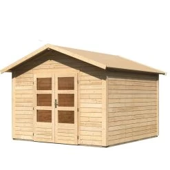 Abri De Jardin En Bois Massif 9,24m² Talkau 8 – Karibu -Boutique De Jardin abri de jardin en bois massif 924m talkau 8 woodfeeling 3