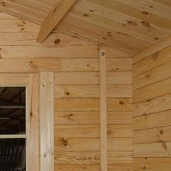 Abri De Jardin En Bois Massif 9m² PLUS - Madriers 28mm Gardy Shelter -Boutique De Jardin abri de jardin en bois massif 9m plus madriers 28mm gardy shelter 4