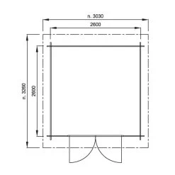 Abri De Jardin En Bois Massif Brut 28mm Karpalo 6,8m² + Plancher - Luoman -Boutique De Jardin abri de jardin en bois massif brut 28mm karpalo 68m plancher luoman 2