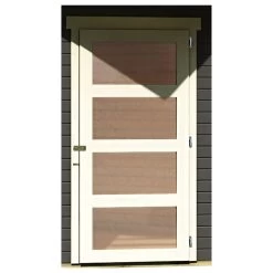 Abri De Jardin En Bois Massif Gris Terre 5,95m² Schwandorf 5 – Karibu -Boutique De Jardin abri de jardin en bois massif gris terre 595m schwandorf 5 woodfeeling 5