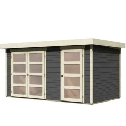 Abri De Jardin En Bois Massif Gris Terre 8,77m² Avec Cloison Intérieure Mühlentrup 1 – Karibu 11 Abri De Jardin En Bois Massif Gris Terre 8,77m² Avec Cloison Intérieure Mühlentrup 1 – Karibu -Boutique De Jardin abri de jardin en bois massif gris terre 877m avec cloison interieure muhlentrup 1 woodfeeling 3