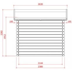 Abri De Jardin En Bois Traité Autoclave 28mm 7,09m² Toit Berceau SOLID -Boutique De Jardin abri de jardin en bois traite autoclave 28mm 709m toit berceau solid 3