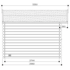 Abri De Jardin En Bois Traité Autoclave 28mm Lannion Porte Double 8,88m² - SOLID -Boutique De Jardin abri de jardin en bois traite autoclave 28mm lannion porte double 888m solid 2