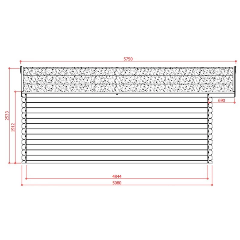 Abri De Jardin En Bois Traité Autoclave 28mm Montreux Avec Double Porte 25,81m² - SOLID 5 Abri De Jardin En Bois Traité Autoclave 28mm Montreux Avec Double Porte 25,81m² - SOLID – Image 3