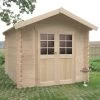Abri De Jardin En Bois Traité Autoclave 28mm Nimes Porte Double 5,66m² SOLID -Boutique De Jardin abri de jardin en bois traite autoclave 28mm nimes porte double 566m solid