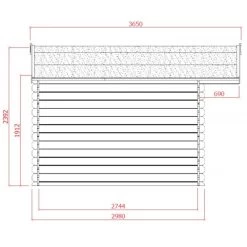 Abri De Jardin En Bois Traité Autoclave 28mm Niort Avec Double Porte 12,46m² - SOLID -Boutique De Jardin abri de jardin en bois traite autoclave 28mm niort avec double porte 1246m solid 2