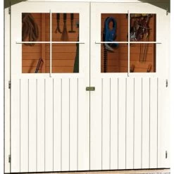 Abri De Jardin En Bois Vitrifié Gris 19mm 4.62m² Glücksburg 3 - Karibu -Boutique De Jardin abri de jardin en bois vitrifie gris 19mm 462m glucksburg 3 karibu 4