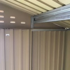 Abri De Jardin En Métal Imitation Bois 7,80m² - DURAMAX + Kit D'ancrage -Boutique De Jardin abri de jardin en metal imitation bois 775m duramax 5