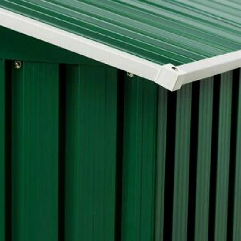 Abri De Jardin En Métal Vert Pin 4,78m² - DURAMAX + Kit D'ancrage 7 Abri De Jardin En Métal Vert Pin 4,78m² - DURAMAX + Kit D'ancrage – Image 5