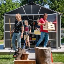 Abri De Jardin En Polycarbonate 11,7m² Avec Plancher YUKON - Palram - Canopia -Boutique De Jardin abri de jardin en polycarbonate 117m avec plancher yukon palram 4