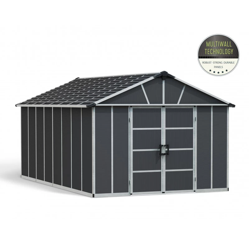 Abri De Jardin En Polycarbonate 17,2m² Avec Plancher YUKON - Palram - Canopia 4 Abri De Jardin En Polycarbonate 17,2m² Avec Plancher YUKON - Palram - Canopia – Image 2