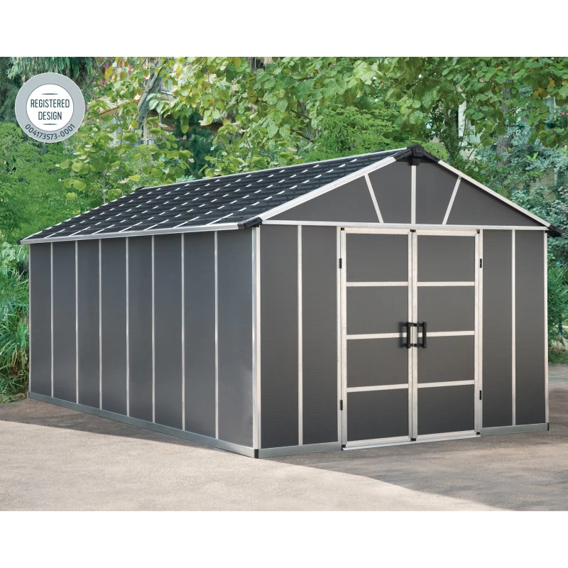 Abri De Jardin En Polycarbonate 17,2m² Avec Plancher YUKON - Palram - Canopia 6 Abri De Jardin En Polycarbonate 17,2m² Avec Plancher YUKON - Palram - Canopia – Image 4