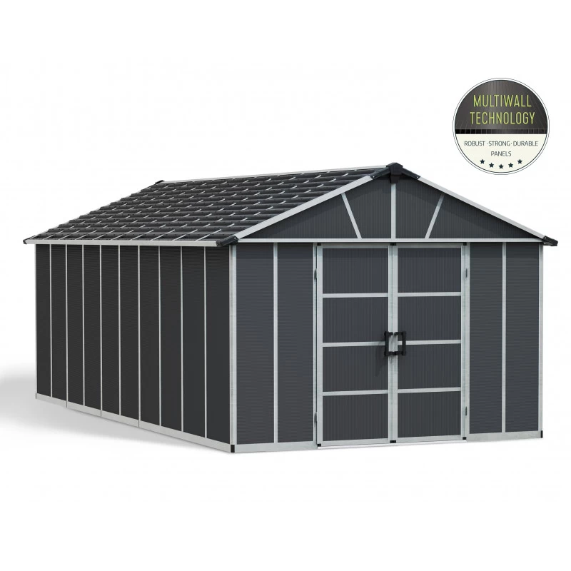 Abri De Jardin En Polycarbonate 21,3m² Sans Plancher YUKON - Palram - Canopia 4 Abri De Jardin En Polycarbonate 21,3m² Sans Plancher YUKON - Palram - Canopia – Image 2