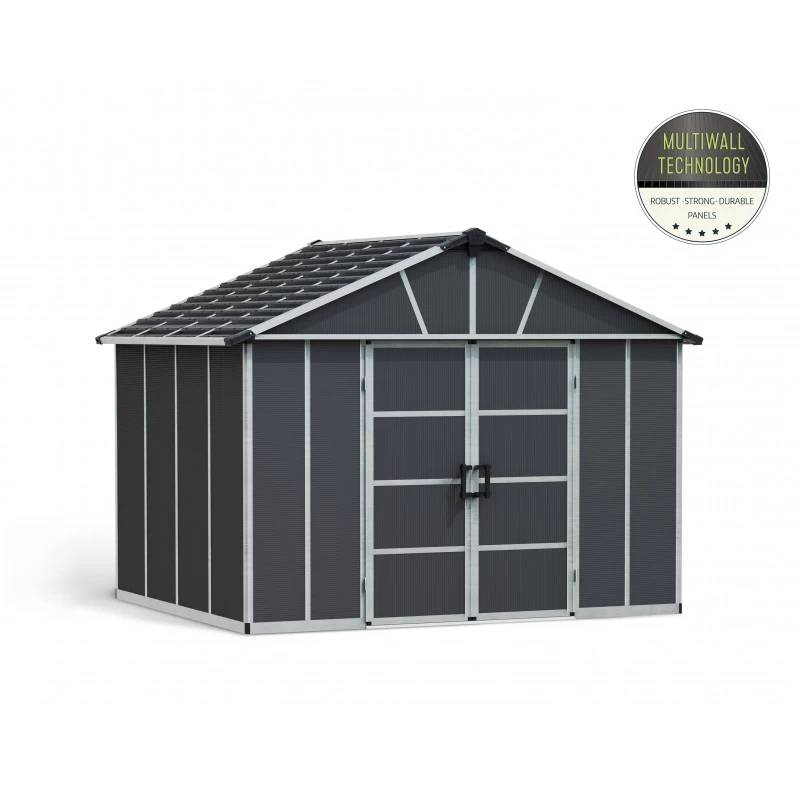 Abri De Jardin En Polycarbonate 7,9m² Avec Plancher YUKON - Palram - Canopia 6 Abri De Jardin En Polycarbonate 7,9m² Avec Plancher YUKON - Palram - Canopia – Image 4