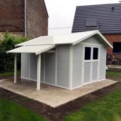 Abri De Jardin En PVC 11,2m² DECO Gris Clair Et Blanc Grosfillex + Kit Ancrage Offert 10 Abri De Jardin En PVC 11,2m² DECO Gris Clair Et Blanc Grosfillex + Kit Ancrage Offert -Boutique De Jardin abri de jardin en pvc 112m deco gris clair et blanc grosfillex 2
