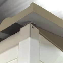 Abri De Jardin En PVC 3,98m² Avec Plancher Evo Tuscany 200 – Garofalo -Boutique De Jardin abri de jardin en pvc 398m avec plancher evo tuscany 200 garofalo 4