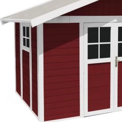 Abri De Jardin En PVC 7,5m² DECO Rouge Et Blanc Grosfillex + Kit Ancrage Offert 11 Abri De Jardin En PVC 7,5m² DECO Rouge Et Blanc Grosfillex + Kit Ancrage Offert -Boutique De Jardin abri de jardin en pvc 75m deco rouge et blanc grosfillex 3