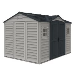 Abri De Jardin En PVC 8,05m² DarkGrey Apex + Kit De Fondation DURAMAX -Boutique De Jardin abri de jardin en pvc 805m darkgrey apex duramax kit de fondation 4