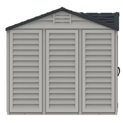 Abri De Jardin En PVC 8,05m² DarkGrey Apex + Kit De Fondation DURAMAX -Boutique De Jardin abri de jardin en pvc 805m darkgrey apex duramax kit de fondation 5