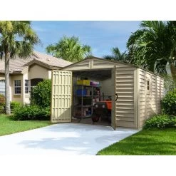 Abri De Jardin En PVC WoodStyle Premium 13,12m² Duramax