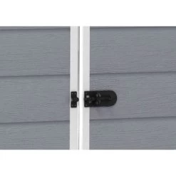 Abri De Jardin En Résine 2,8m² Gris Clair Premium 65 DPF + Plancher Keter -Boutique De Jardin abri de jardin en resine 28m gris clair premium 65 dpf plancher keter 5