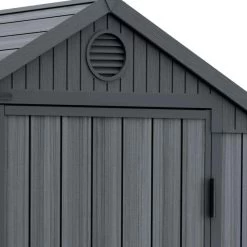 Abri De Jardin En Résine Aspect Bois Grisé 2,3m² Darwin 46 + Plancher - Keter -Boutique De Jardin abri de jardin en resine aspect bois grise 23m darwin 46 plancher keter 3