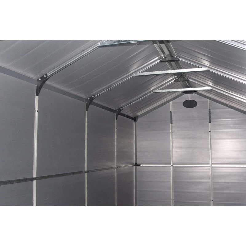 Abri De Jardin En Résine Beige 11m² + Kit De Fondation - JOBU 7 Abri De Jardin En Résine Beige 11m² + Kit De Fondation - JOBU – Image 5