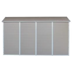 Abri De Jardin En Résine Beige 6,99m² + Kit De Fondation - JOBU -Boutique De Jardin abri de jardin en resine beige 699m kit de fondation jobu 4