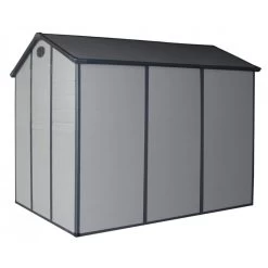 Abri De Jardin En Résine Gris 5,32m² + Kit De Fondation - JOBU -Boutique De Jardin abri de jardin en resine gris 532m kit de fondation jobu 4