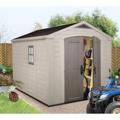 Abri De Jardin En Résine Sydney 8,5m² + Plancher Keter -Boutique De Jardin abri de jardin en resine sydney 808m plancher keter 3