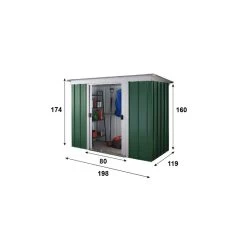 Abri De Jardin Métal 2,36m² + Kit D'ancrage Inclus - YARDMASTER 11 Abri De Jardin Métal 2,36m² + Kit D'ancrage Inclus - YARDMASTER -Boutique De Jardin abri de jardin metal 236m kit d ancrage inclus yardmaster 3