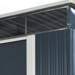 Abri De Jardin Métal 5,64m² Skylight Anthracite + Kit D'ancrage X-METAL -Boutique De Jardin abri de jardin metal 562m skylight anthracite kit d ancrage x metal 5