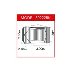 Abri De Jardin En Métal 6,5m² Silver Grey Fraser - ABSCO 9 Abri De Jardin En Métal 6,5m² Silver Grey Fraser - ABSCO -Boutique De Jardin abri de jardin metal 654m silver grey haut de gamme 2