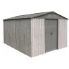 Abri De Jardin Métal 9,12m² WoodTouch Beige + Kit D'ancrage X-METAL -Boutique De Jardin abri de jardin metal 912m woodtouch beige kit d ancrage x metal