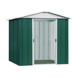 Abri De Jardin Métal Vert 2,77m² + Kit D'ancrage Inclus - YARDMASTER -Boutique De Jardin abri de jardin metal vert 277m kit d ancrage inclus yardmaster 1