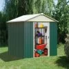 Abri De Jardin Métal Vert 2,77m² + Kit D'ancrage Inclus - YARDMASTER 2 Abri De Jardin Métal Vert 2,77m² + Kit D'ancrage Inclus - YARDMASTER -Boutique De Jardin abri de jardin metal vert 277m kit d ancrage inclus yardmaster