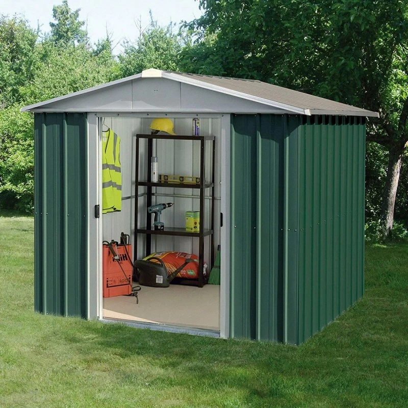 Abri De Jardin Métal Vert 5,25m² + Kit D'ancrage Inclus - YARDMASTER 5 Abri De Jardin Métal Vert 5,25m² + Kit D'ancrage Inclus - YARDMASTER – Image 3