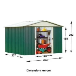 Abri De Jardin Métal Vert 7,18m² + Kit D'ancrage Inclus - YARDMASTER 11 Abri De Jardin Métal Vert 7,18m² + Kit D'ancrage Inclus - YARDMASTER -Boutique De Jardin abri de jardin metal vert 718m kit d ancrage inclus yardmaster 3