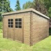 Abri De Jardin Riom 7,09m² En Bois Massif 28mm à Toit Monopente - SOLID -Boutique De Jardin abri de jardin riom 709m en bois massif 28mm a toit monopente solid