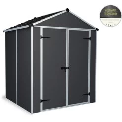 Abri De Jardin RUBICON 2,8m² En Aluminium Et Polycarbonate - Palram - Canopia -Boutique De Jardin abri de jardin rubicon 28m en aluminium et polycarbonate palram 1 3