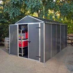 Abri De Jardin RUBICON 7m² En Aluminium Et Polycarbonate - Palram - Canopia -Boutique De Jardin abri de jardin rubicon 7m en aluminium et polycarbonate palram 1 2