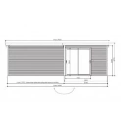 Abri De Jardin Sagres 23m² En Bois Massif 28mm Avec Terrasse Couverte - SOLID -Boutique De Jardin abri de jardin sagres 23m en bois massif 28mm avec terrasse couverte solid 1