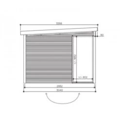 Abri De Jardin Sagres 23m² En Bois Massif 28mm Avec Terrasse Couverte - SOLID -Boutique De Jardin abri de jardin sagres 23m en bois massif 28mm avec terrasse couverte solid 2