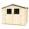 Abri De Jardin Turenne 8,44m² En Bois Massif 28mm Avec Double Porte – Décor Et Jardin 2 Abri De Jardin Turenne 8,44m² En Bois Massif 28mm Avec Double Porte – Décor Et Jardin -Boutique De Jardin abri de jardin turenne 844m en bois massif 28mm avec double porte decor et jardin