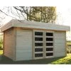 Abri De Jardin Viborg 13,71m² En Bois Massif 40mm Avec Double Porte - SOLID -Boutique De Jardin abri de jardin viborg 1371m en bois massif 40mm avec double porte solid