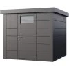 Abri En Acier Galvanisé Gris Anthracite 5,7m² Eleganto 2424 Telluria 1 Abri En Acier Galvanisé Gris Anthracite 5,7m² Eleganto 2424 Telluria -Boutique De Jardin abri en acier galvanise gris anthracite 57m eleganto 2424 telluria