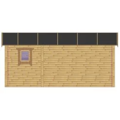 Abri En Bois 19m² Isolation Parois 100mm Traité Marron Gardy Shelter 13 Abri En Bois 19m² Isolation Parois 100mm Traité Marron Gardy Shelter -Boutique De Jardin abri en bois 19m isolation parois 100mm traite marron gardy shelter 5