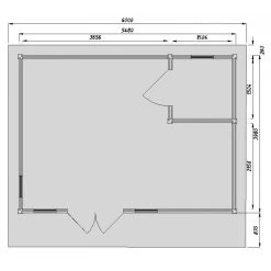 Abri En Bois 22m² Isolation Parois 100mm Traité Marron Gardy Shelter -Boutique De Jardin abri en bois 22m isolation parois 100mm traite marron gardy shelter 3