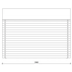 Abri En Bois Massif 12m² PRIMO 28mm Traité Teinté Marron Gardy Shelter -Boutique De Jardin abri en bois massif 12m primo 28mm traite teinte marron gardy shelter 5