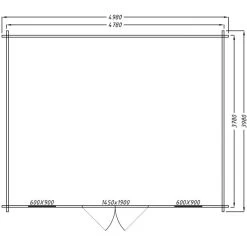Abri En Bois Massif 19,8m² PLUS 28mm Traité Teinté Marron Gardy Shelter -Boutique De Jardin abri en bois massif 198m plus 28mm traite teinte marron gardy shelter 3
